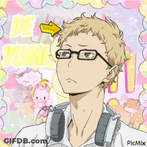 Kei De Yumi Tsukishima GIF