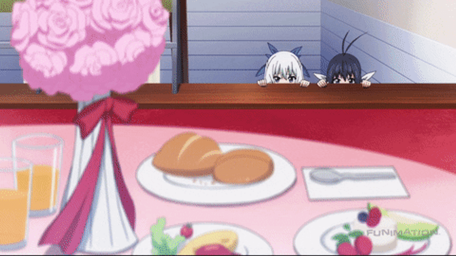 Keijo Naughty Girls Peeking GIF