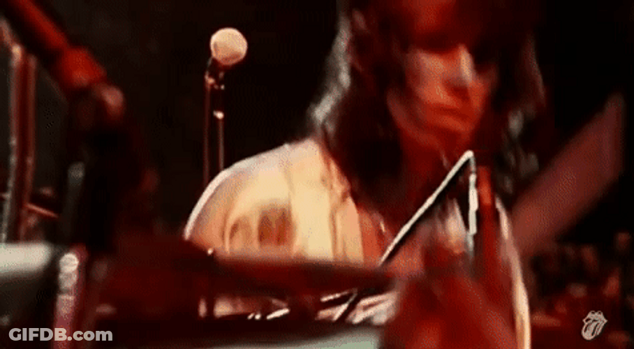 Keith Richards Head Sway Guitar Playing GIF