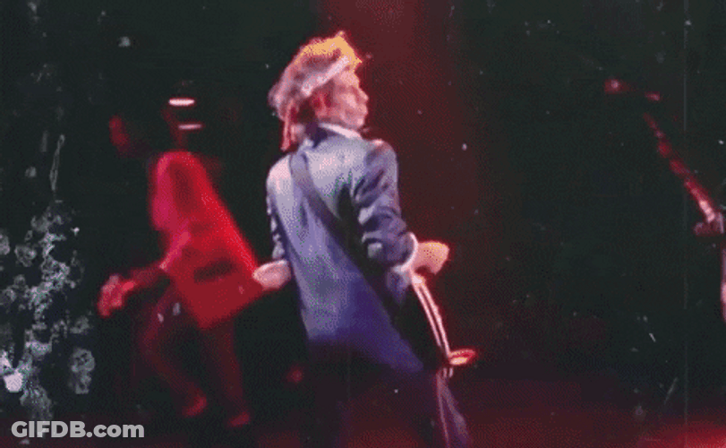 Keith Richards Iconic Concert Show GIF