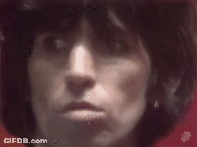 Keith Richards Pumped Up Zoom In Shot GIF