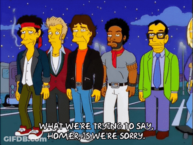 Keith Richards Rolling Stones Characters The Simpsons GIF