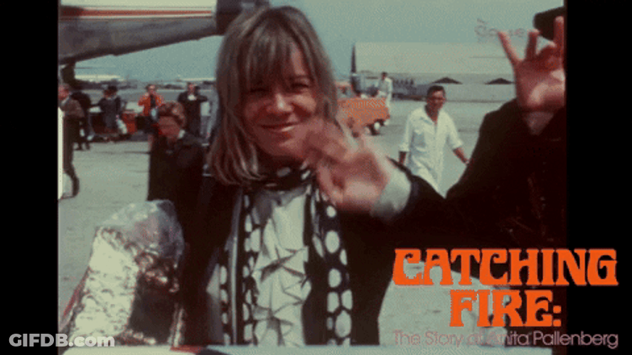 Keith Richards Waving Catching Fire Show GIF