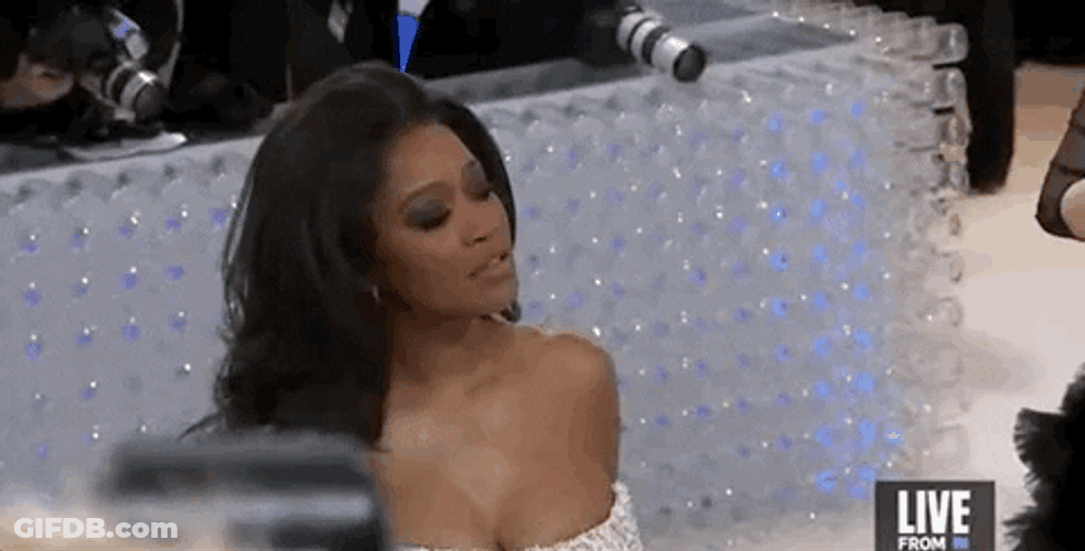 Keke Palmer Hair Flip GIF
