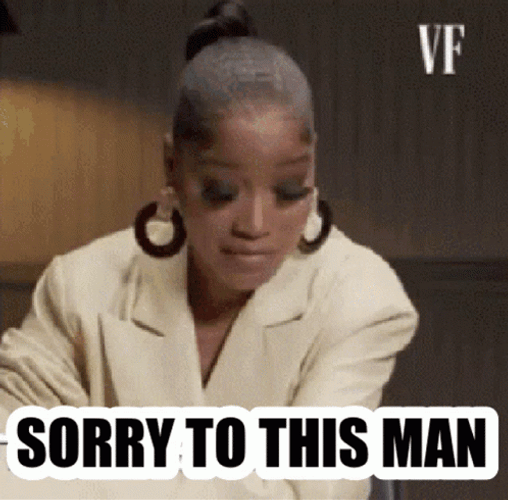 Keke Palmer Sorry To This Man GIF