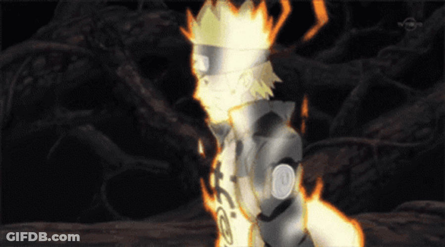 Kekkei Genkai Nine Tails Naruto GIF