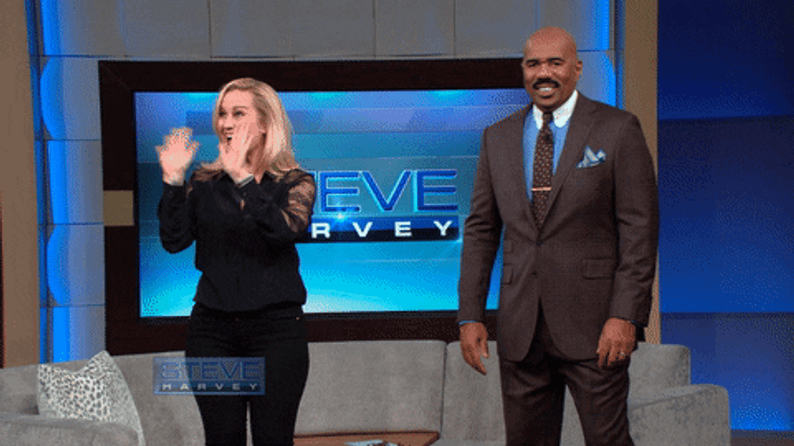 Kelle Pickler Steve Harvey TV GIF