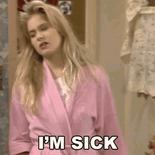 Kelly Bundy I'm Sick GIF