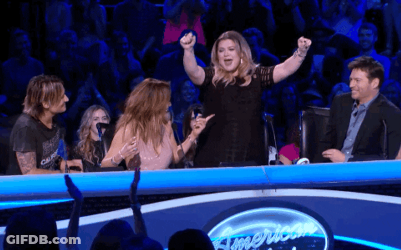 Kelly Clarkson Celebrate GIF