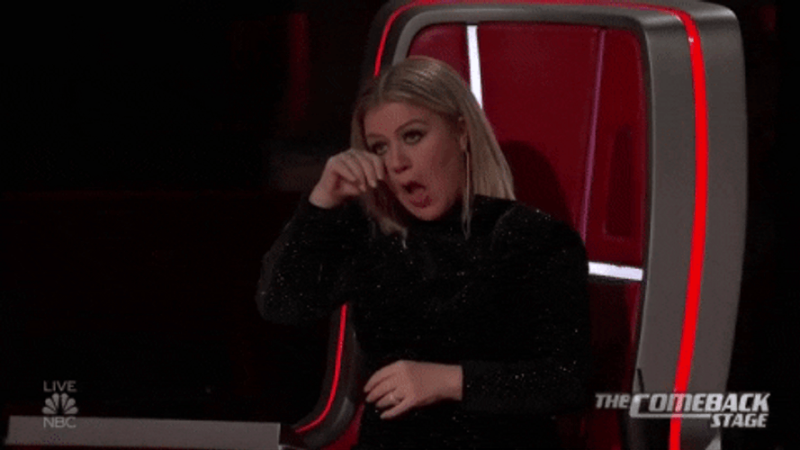 Kelly Clarkson Happy Tears GIF