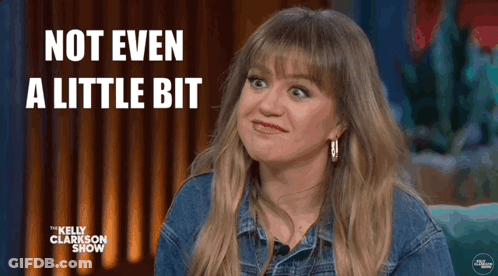 Kelly Clarkson Making Funny Face GIF