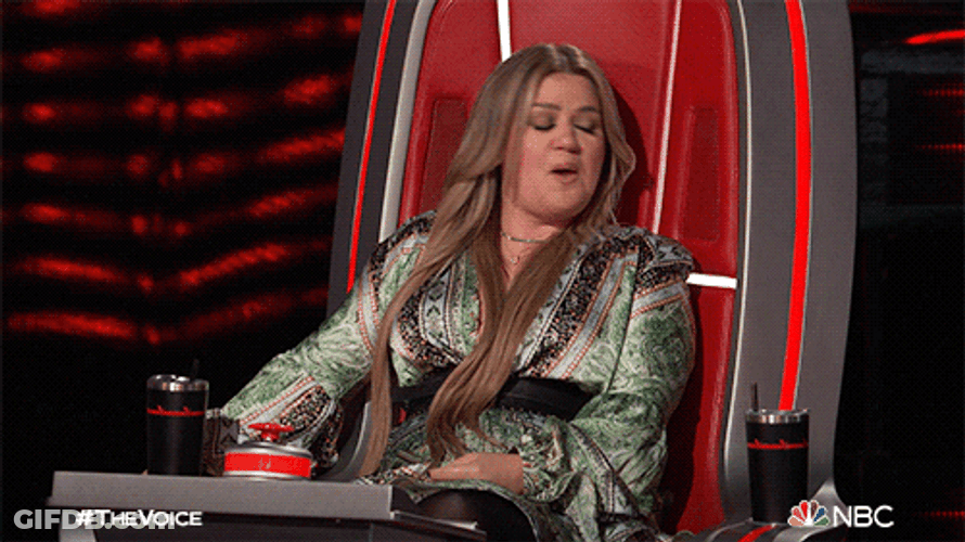 Kelly Clarkson Shaking Head GIF