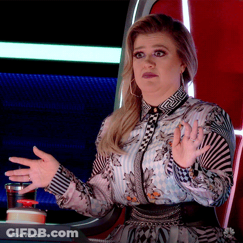 Kelly Clarkson Shocked Face GIF