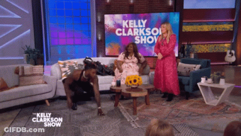 Kelly Clarkson Show On TV GIF
