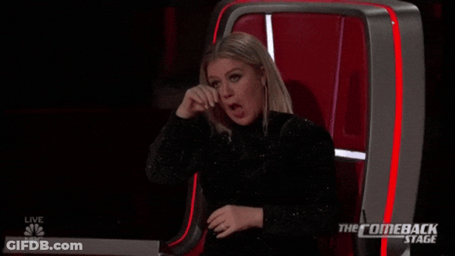 Kelly Clarkson Wipe Tears GIF