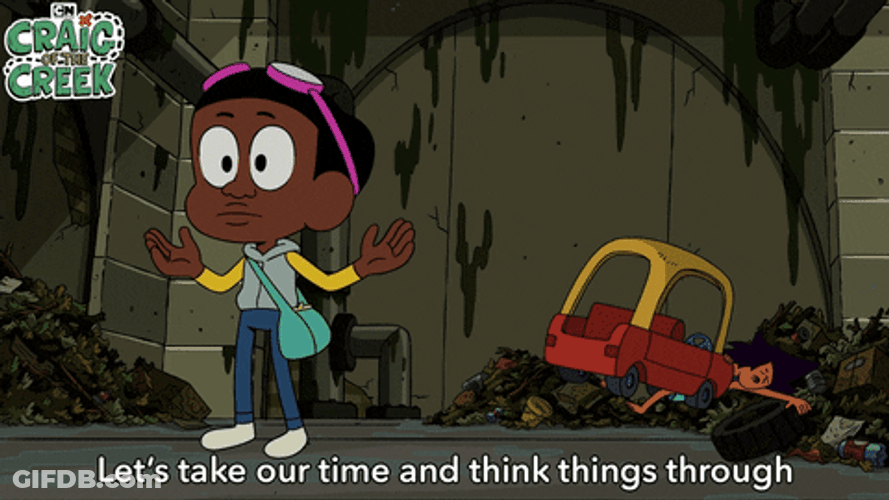 Kelsey Bern Craig Of The Creek Drop Kick GIF