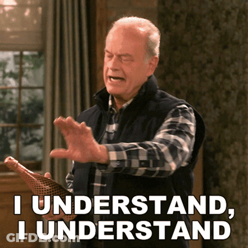 Kelsey Grammer Understand It GIF