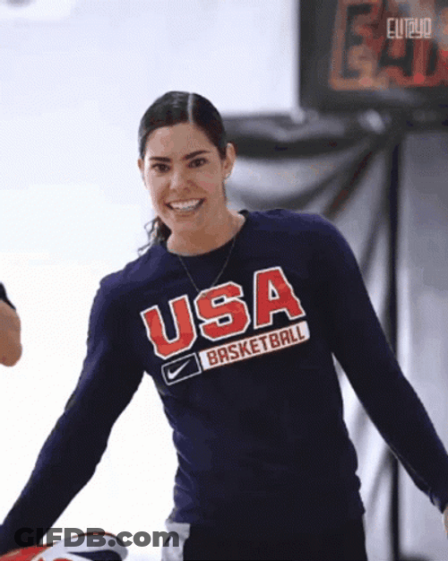 Kelsey Plum Baring Teeth GIF