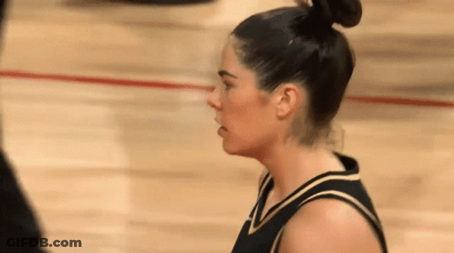 Kelsey Plum Biting Her Lower Lip GIF