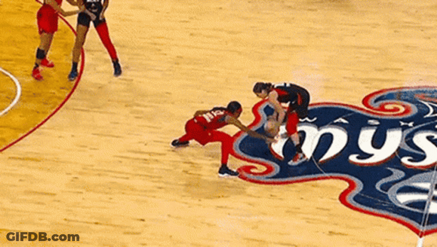 Kelsey Plum Dribbling And Shooting Basketball GIF