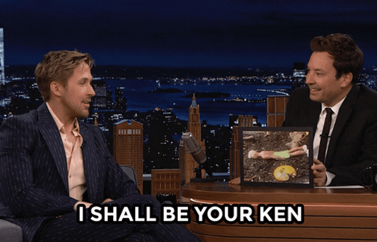 Ken Actor Ryan Gosling Barbie Movie GIF