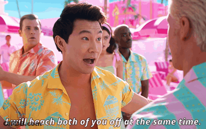 Ken Beach I'll Beach Both Of You Off GIF
