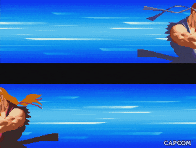 Ken Game Play Streetfighter Capcom GIF