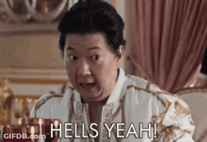 Ken Jeong Hell Yes Reaction GIF