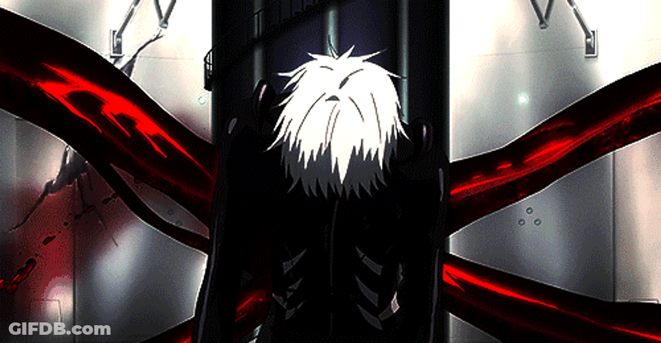 Ken Kaneki Centipede Form GIF
