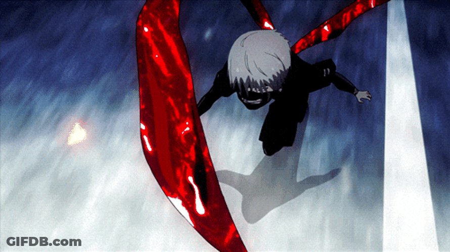 Ken Kaneki Centipede Form Running GIF
