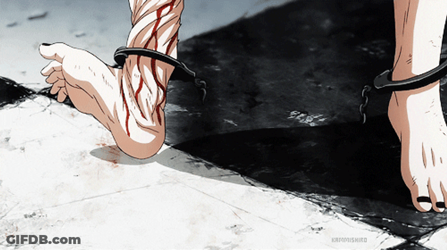 Ken Kaneki Chained Feet GIF