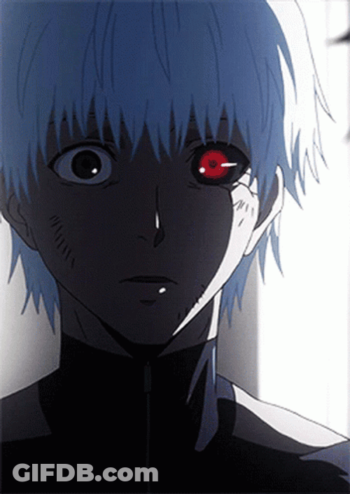 Ken Kaneki Ghoul's Eyes GIF