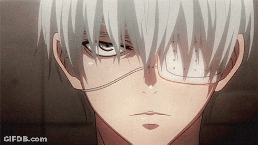 Ken Kaneki Lightning Red Eye GIF