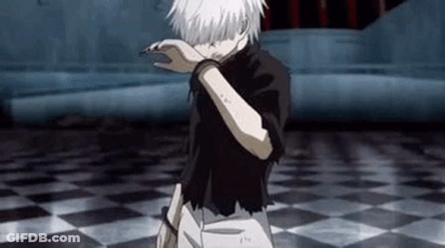 Ken Kaneki Wiping His Mouth GIF
