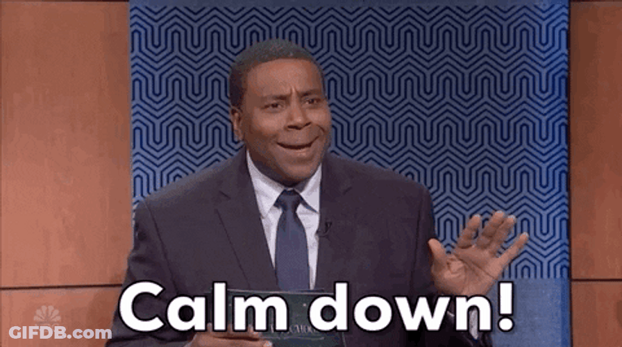 Kenan Thompson Calm Down GIF