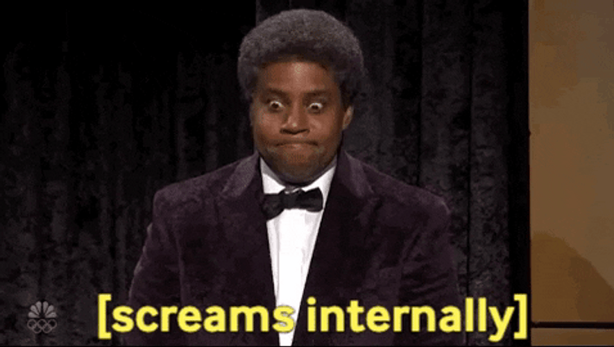Kenan Thompson Mental Breakdown Screams Internally GIF