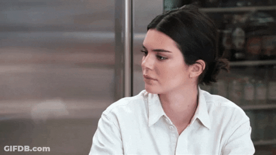 Kendal Jenner Sipping Tea GIF