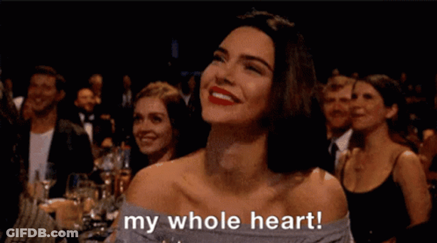Kendall Jenner So Full My Whole Heart GIF