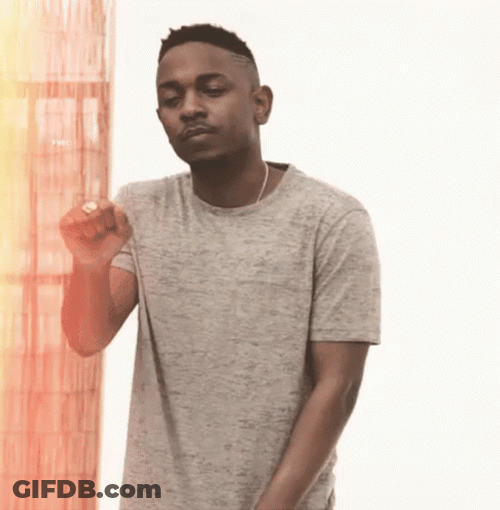 Kendrick Lamar Coming Sign GIF