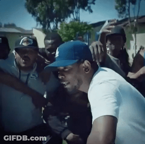 Kendrick Lamar Dancing Duck Dance GIF