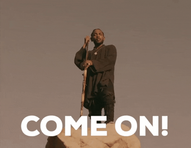 Kendrick Lamar Game On GIF
