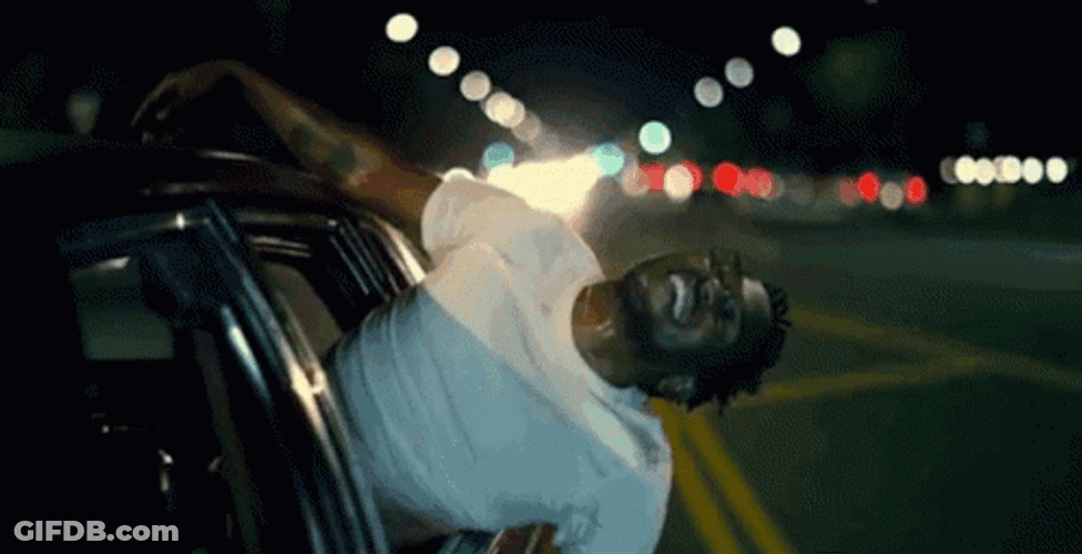 Kendrick Lamar Head Out The Car Window GIF