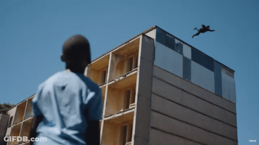 Kendrick Lamar Jump The From Rooftop GIF