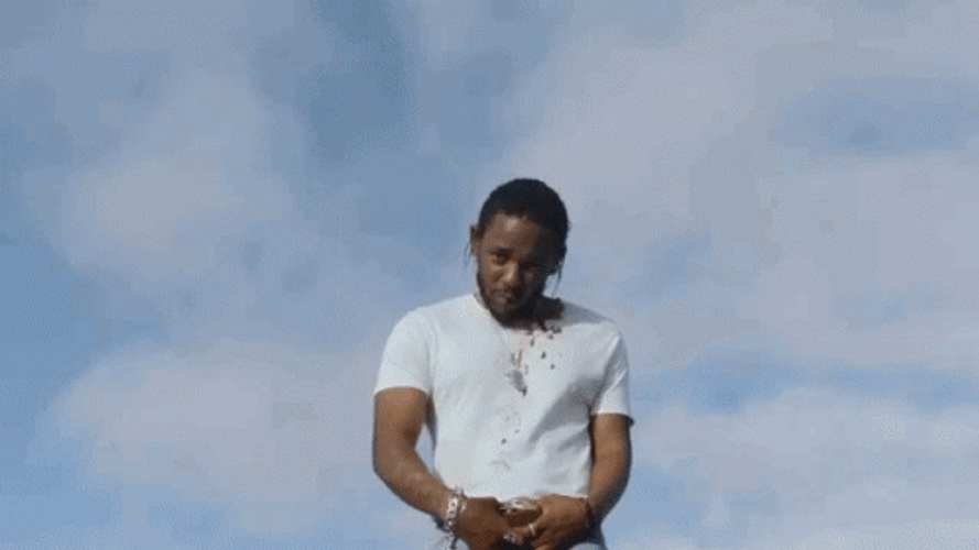 Kendrick Lamar Staring From The Sky GIF