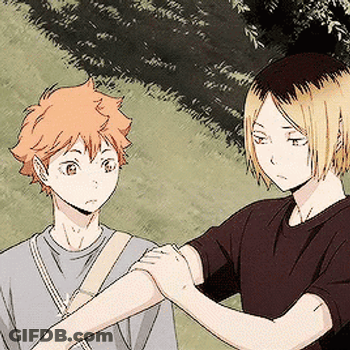 Kenma Hinata Anime Haikyuu GIF