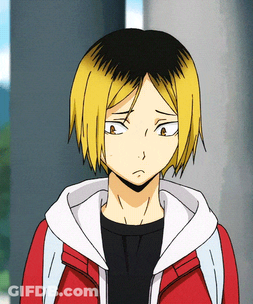 Kenma Hinata Awkward Haikyuu GIF
