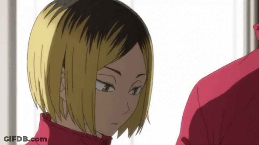 Kenma Kozume Shy Glance GIF