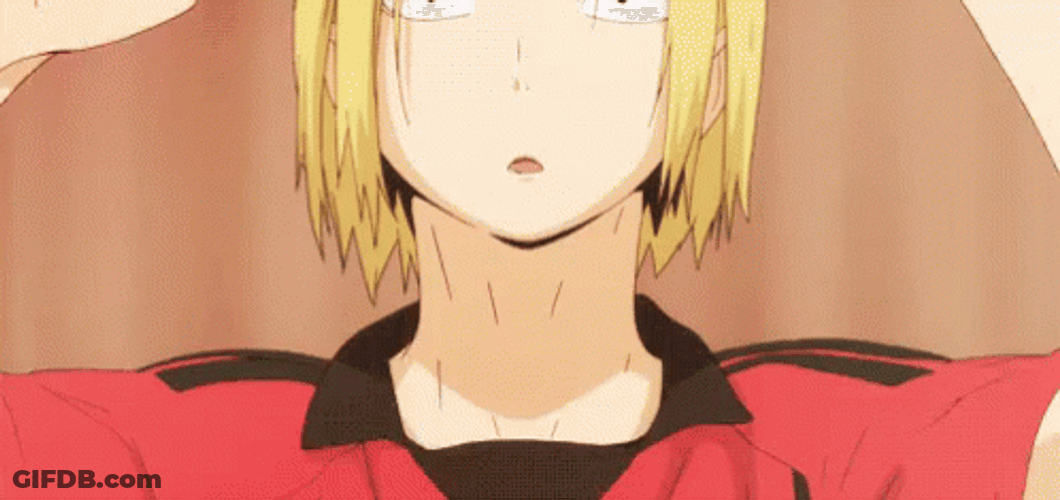 Kenma Setting Stare Haikyuu GIF