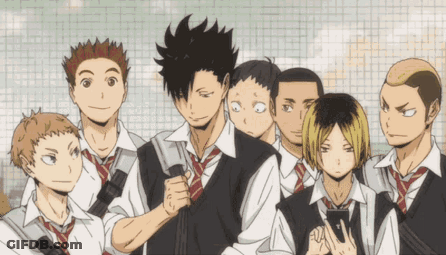 Kenma Sneeze Friends Haikyuu GIF