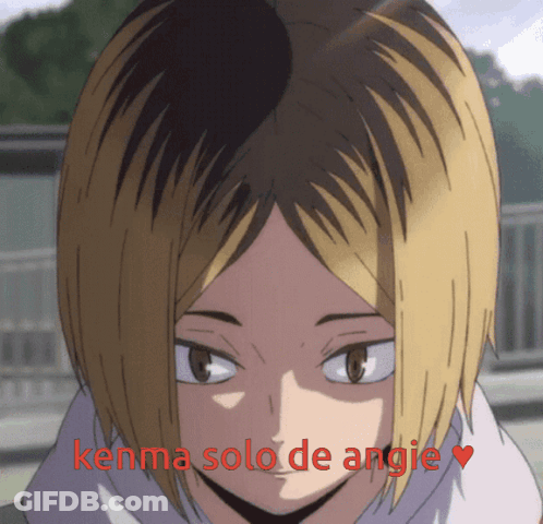 Kenma Solo De Angie With Heart GIF